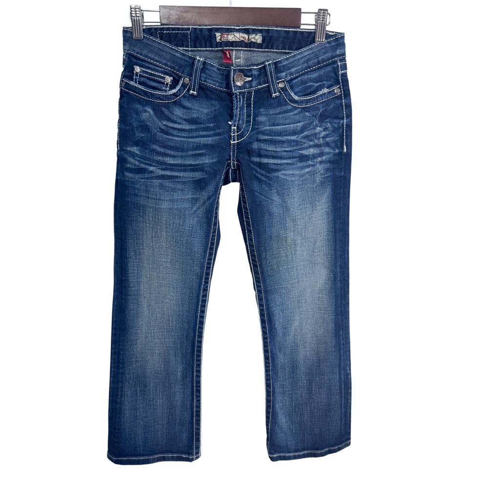 BKE Dark Blue Cropped Jeans Capris